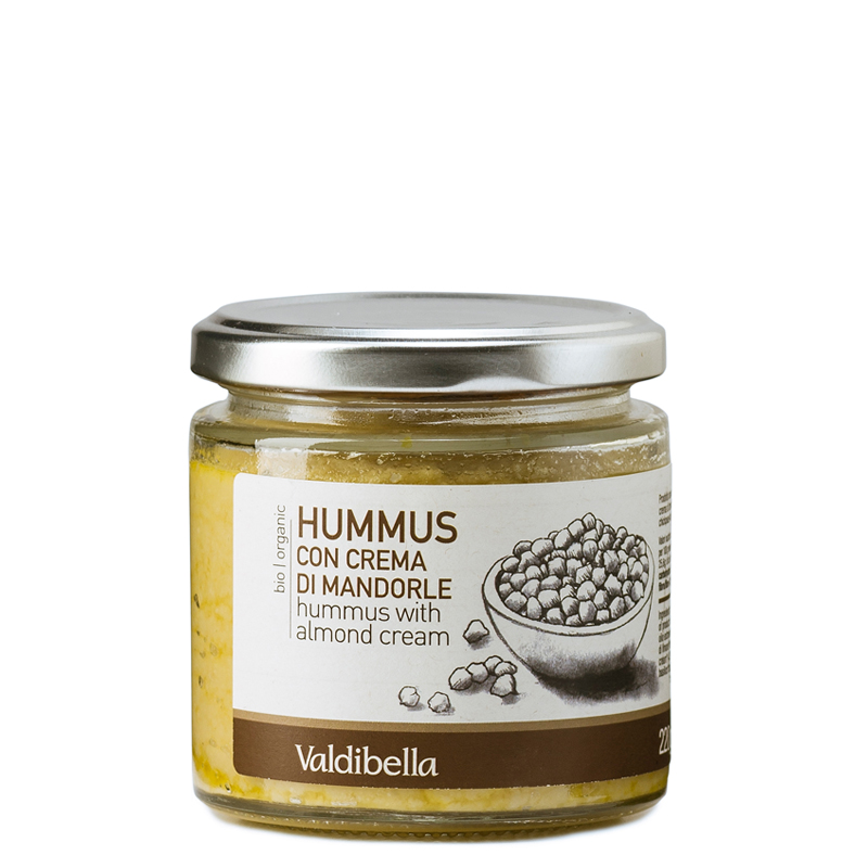 Hummus with almond cream